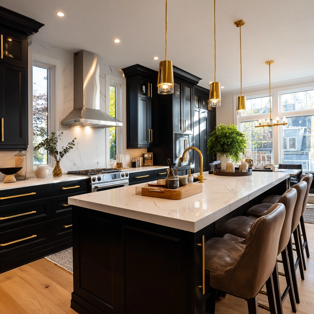 dark kitchen cabinets 3