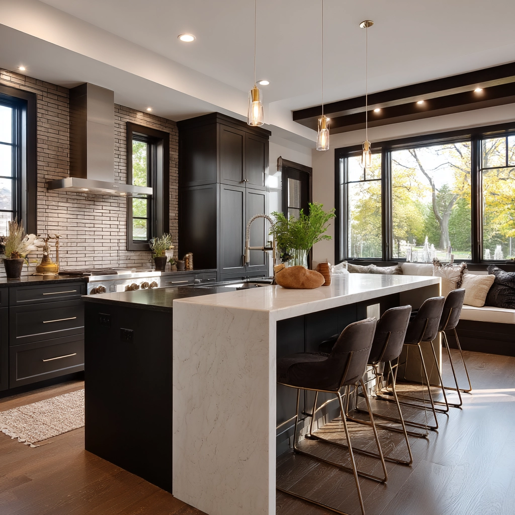 dark kitchen cabinets 36