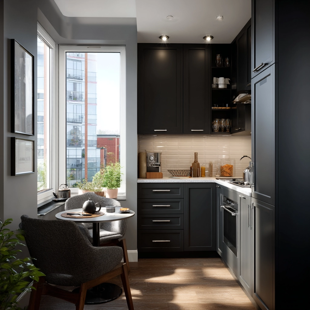 dark kitchen cabinets 44