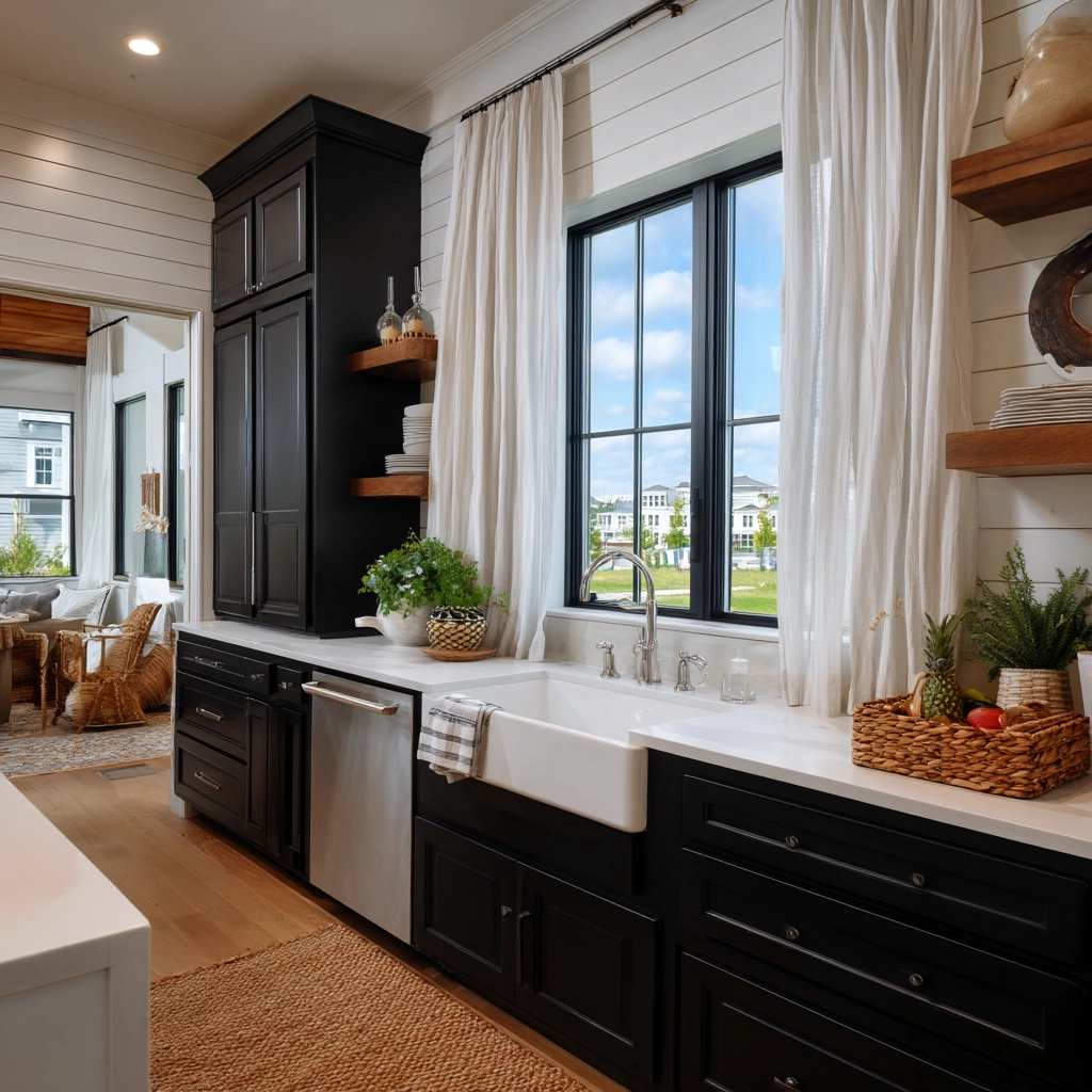 dark kitchen cabinets 49