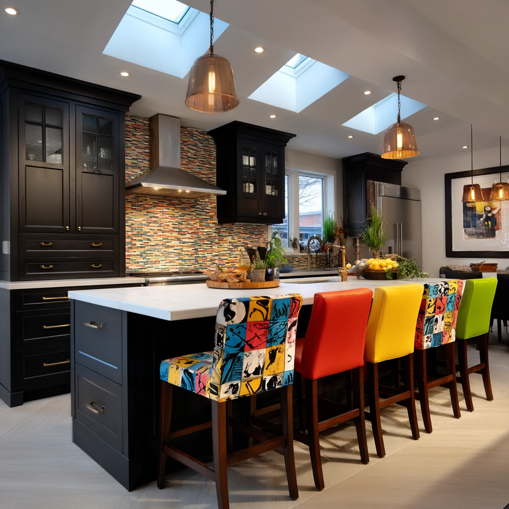 dark kitchen cabinets 55