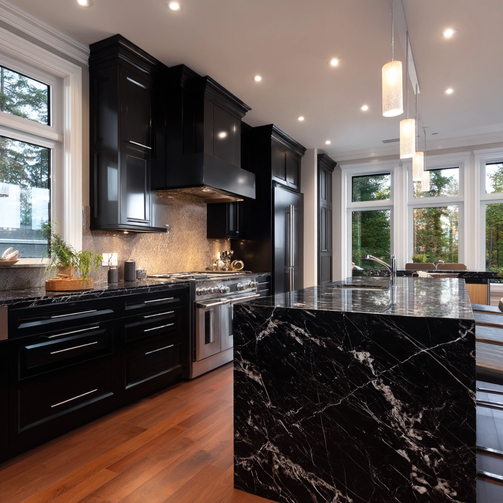 dark kitchen cabinets 59
