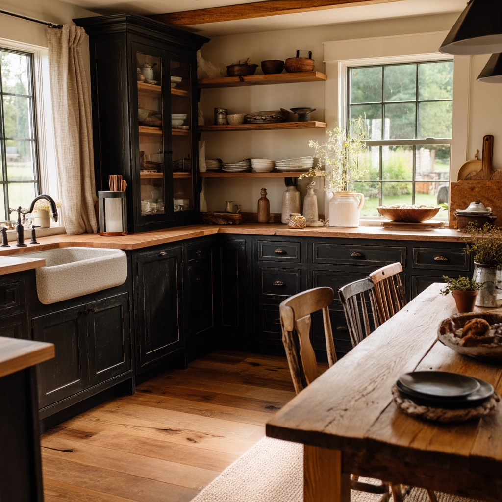 dark kitchen cabinets 7