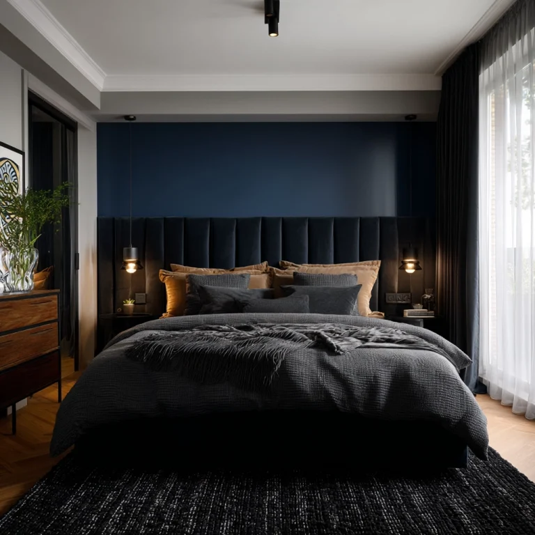 dark modern bedroom 1