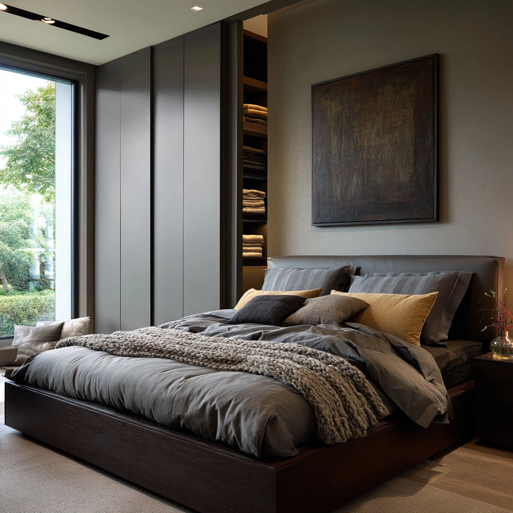 dark modern bedroom 11