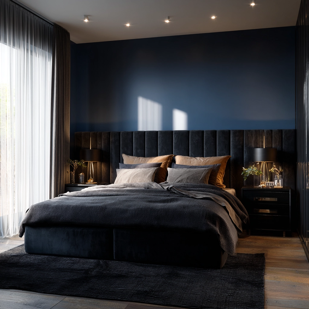 dark modern bedroom 2