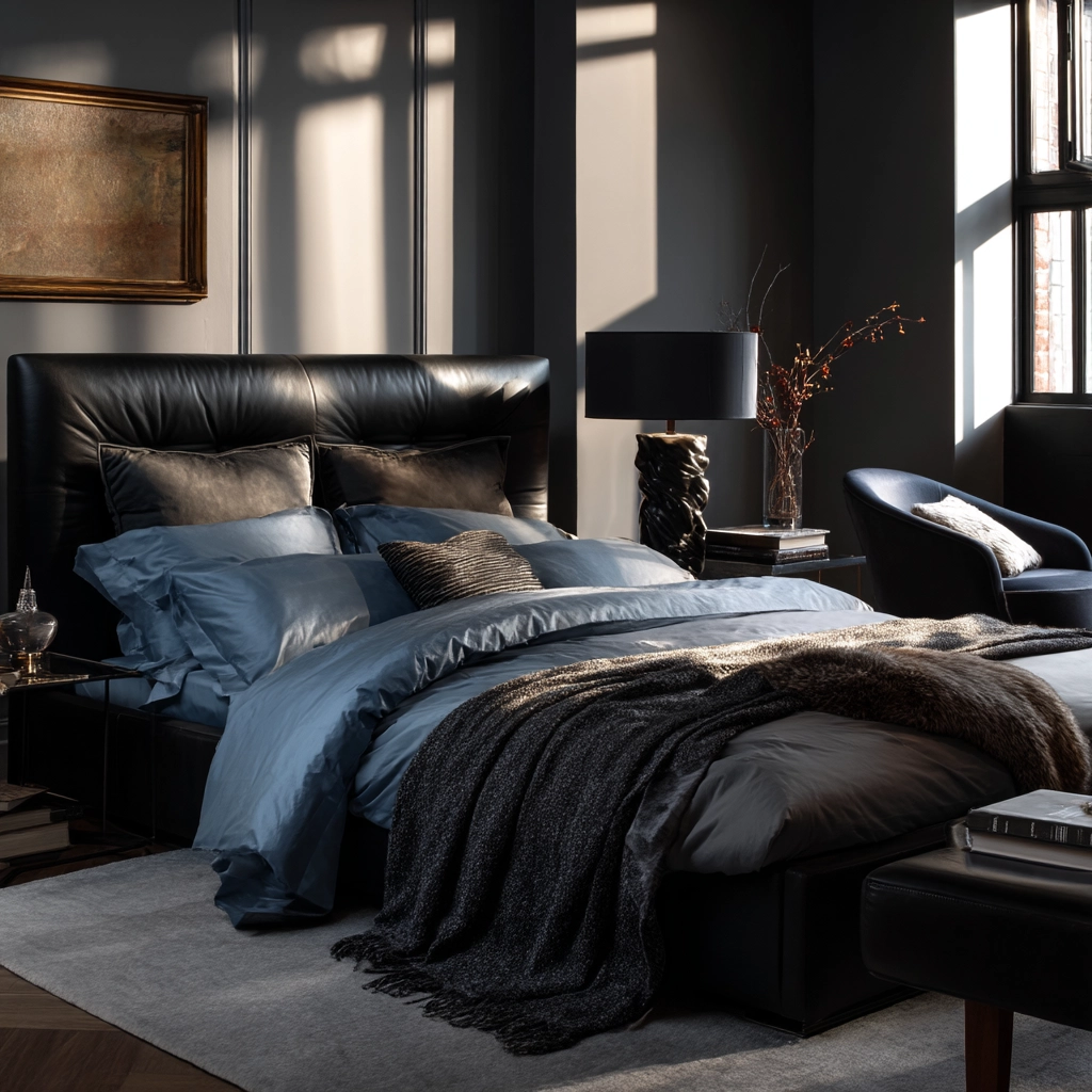 dark modern bedroom 20