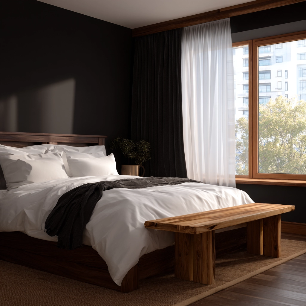 dark modern bedroom 26