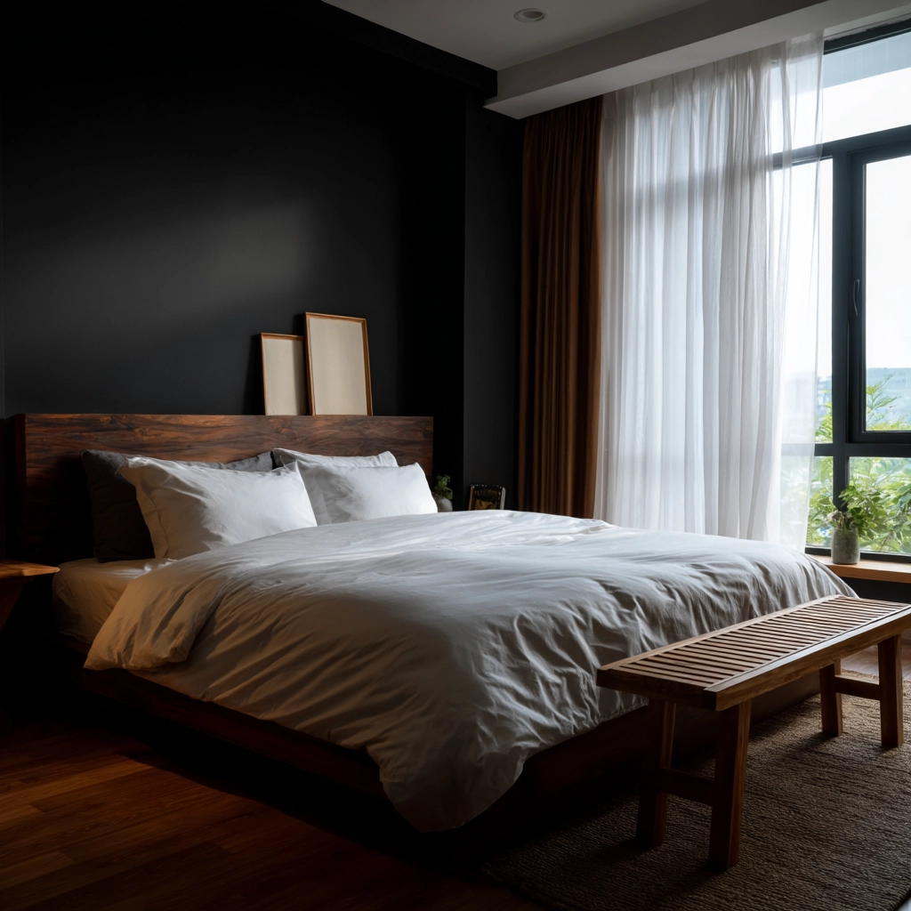dark modern bedroom 28