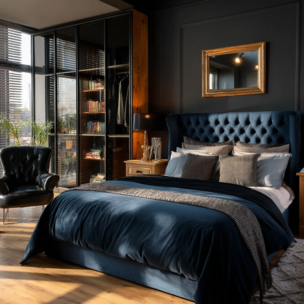 dark modern bedroom 29