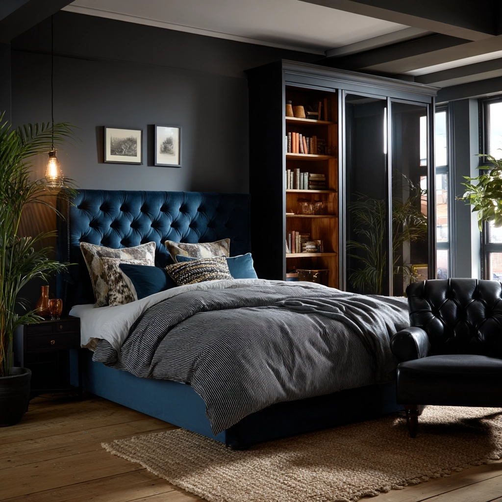 dark modern bedroom 31
