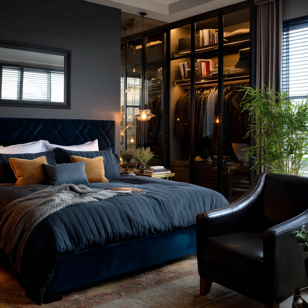 dark modern bedroom 32