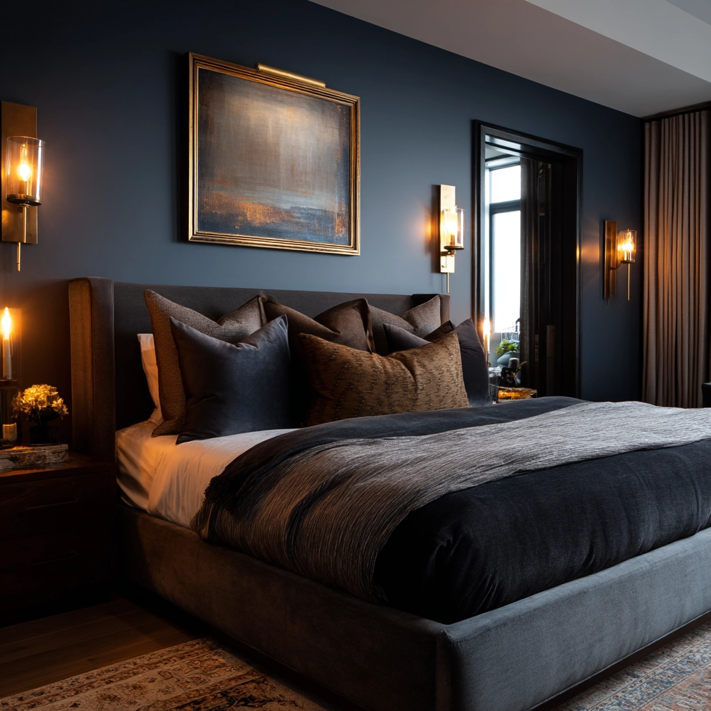 dark modern bedroom 40