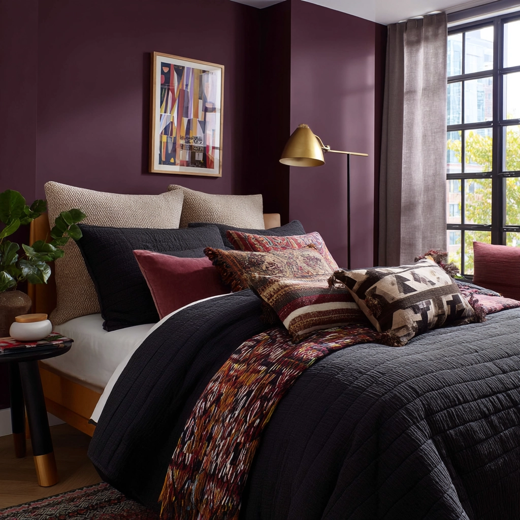 dark modern bedroom 46