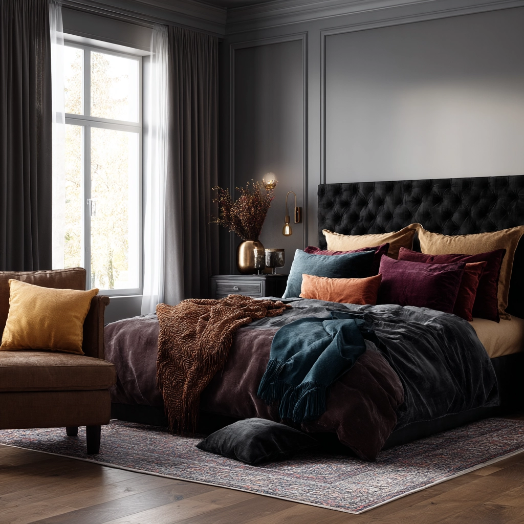dark modern bedroom 52