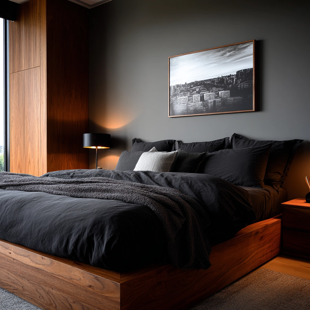 dark modern bedroom 53