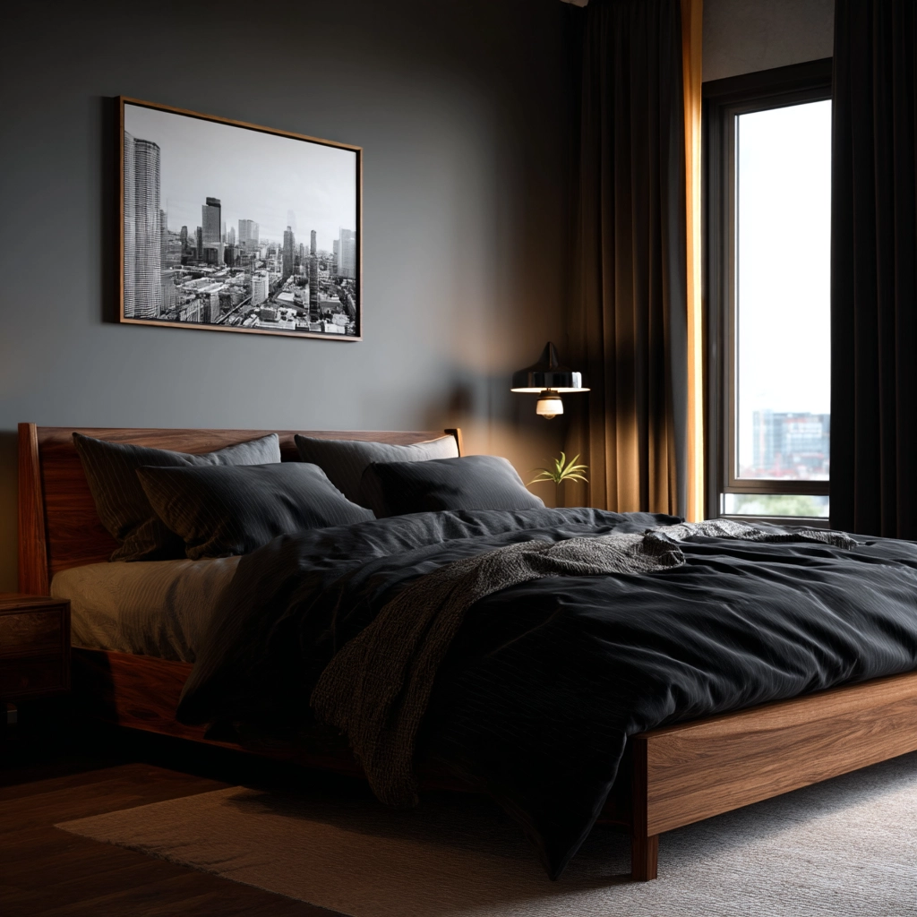 dark modern bedroom 56