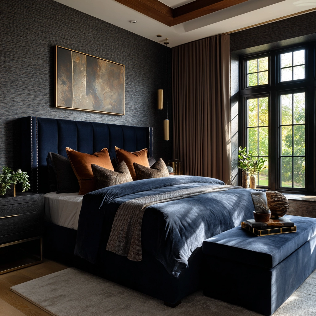 dark modern bedroom 59