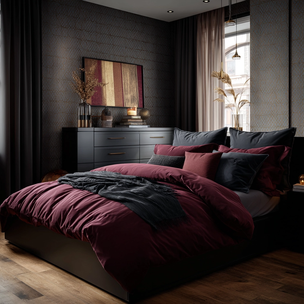 dark modern bedroom 7
