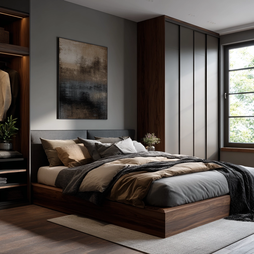 dark modern bedroom 9