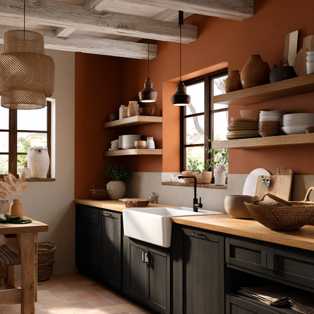 earthy kitchen ideas 16