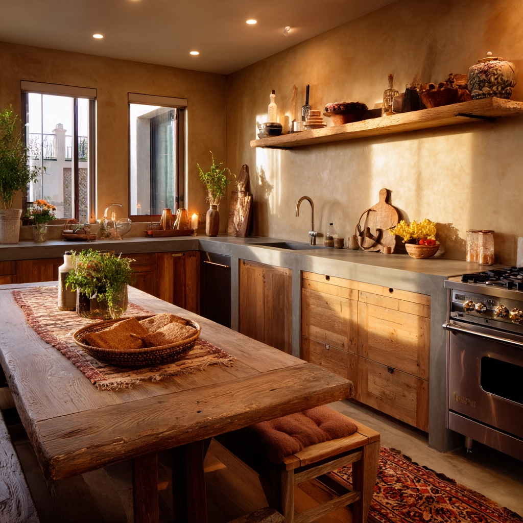 earthy kitchen ideas 17
