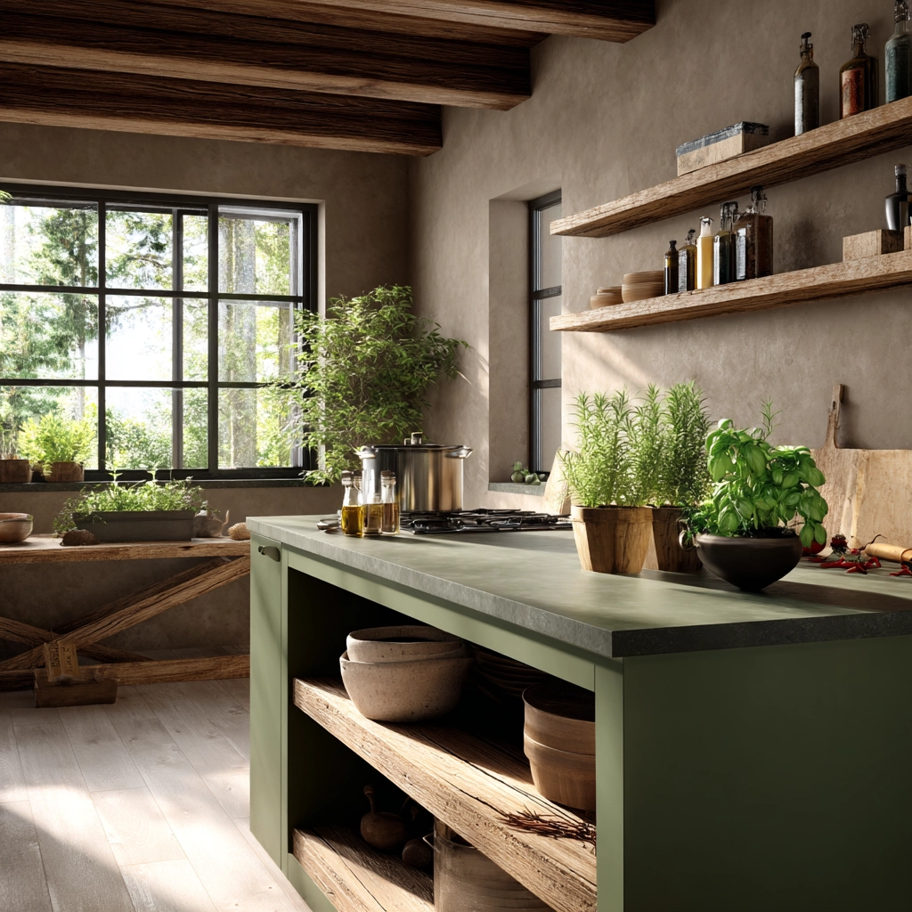earthy kitchen ideas 23