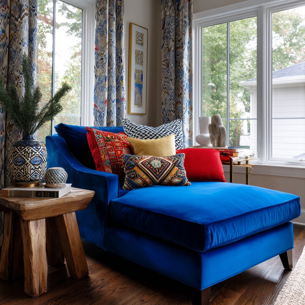 eclectic living room 13