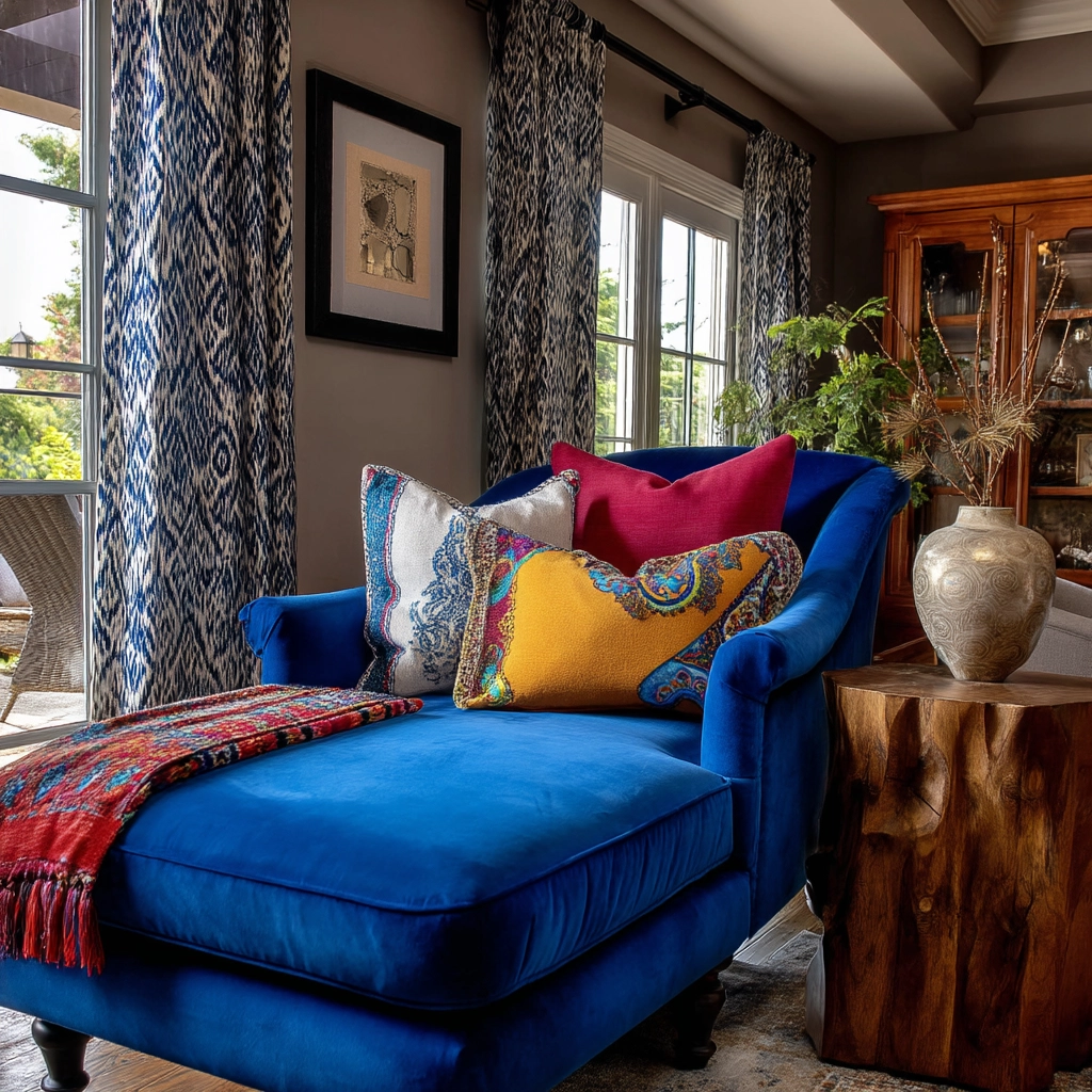 eclectic living room 14