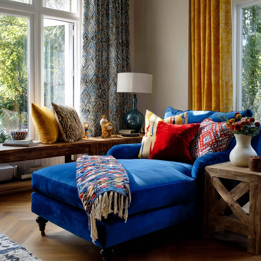 eclectic living room 16