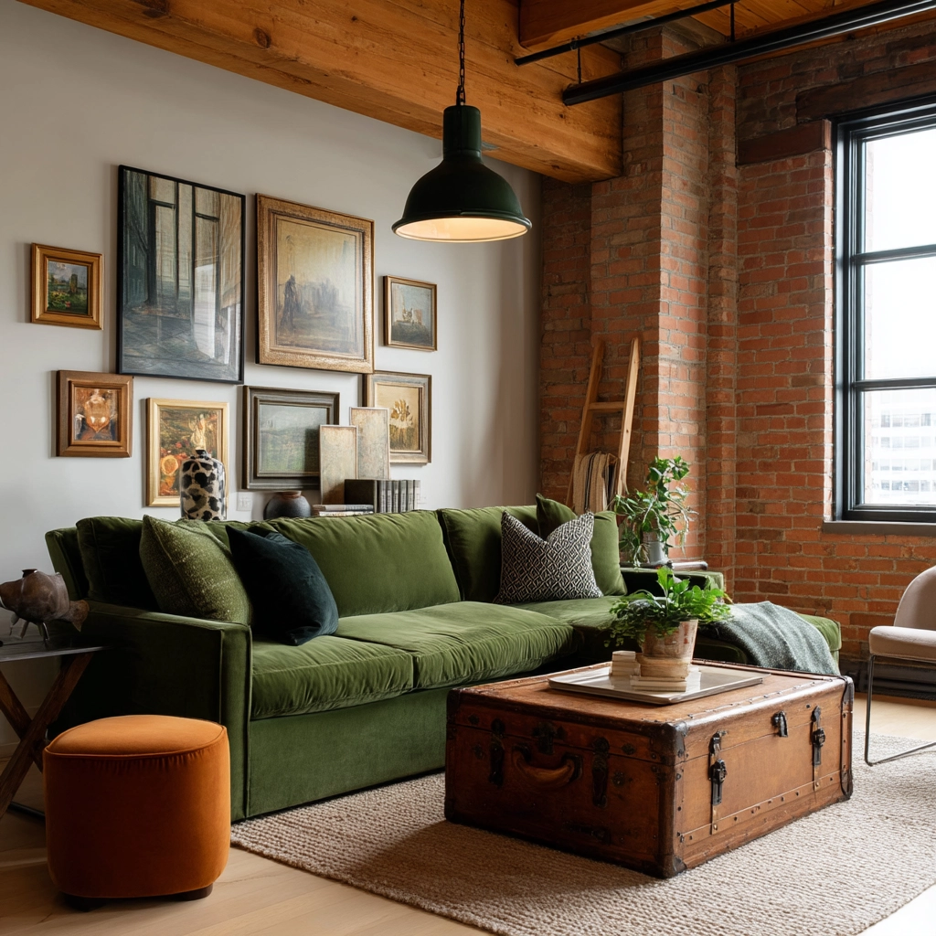 eclectic living room 18