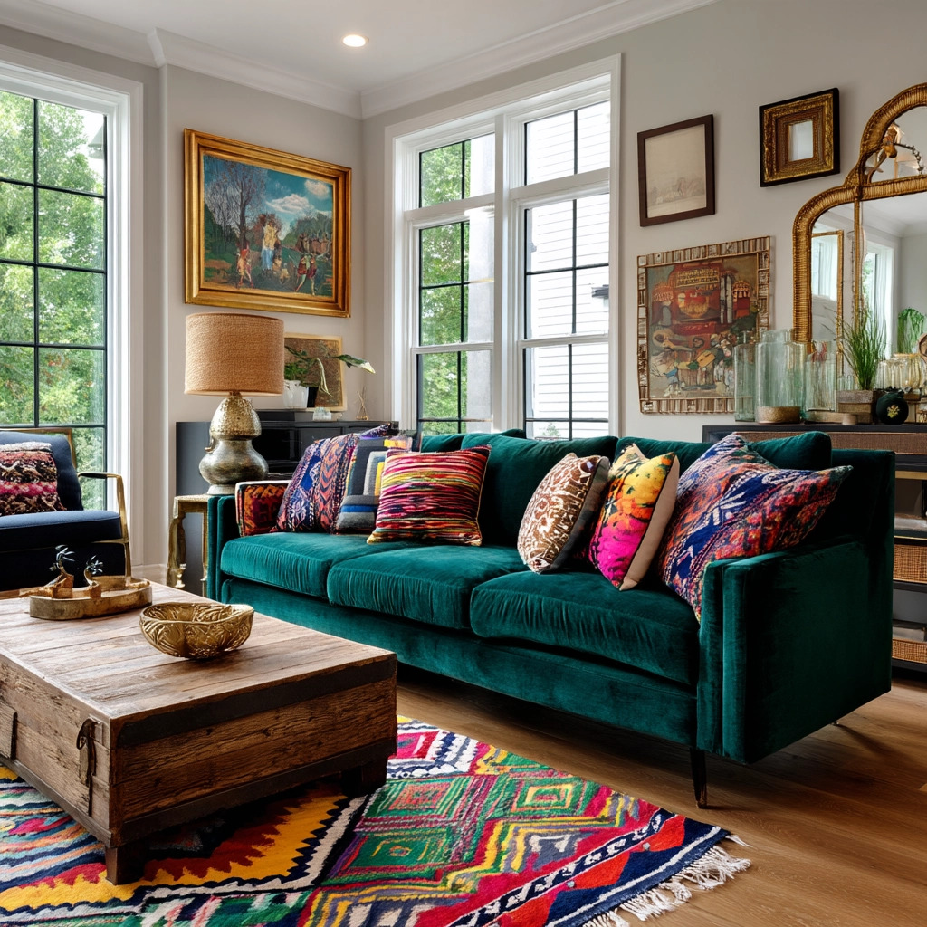 eclectic living room 2