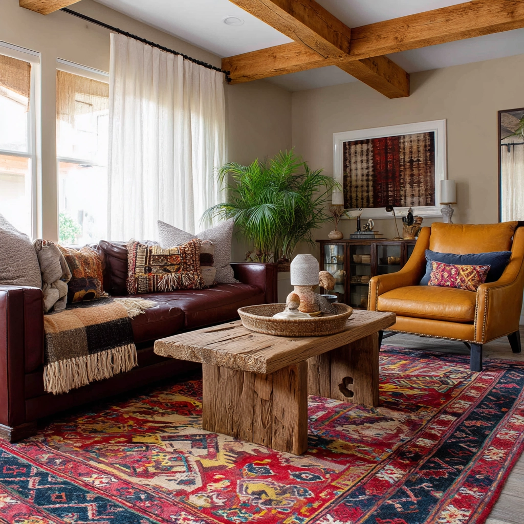 eclectic living room 21