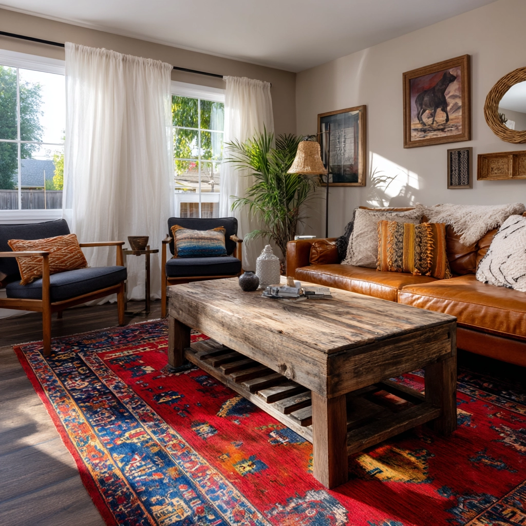 eclectic living room 24