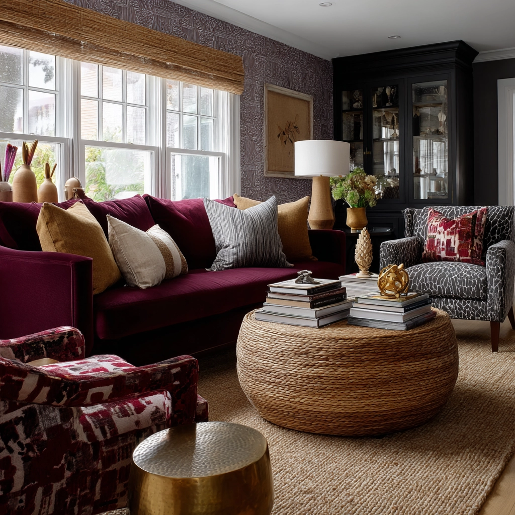eclectic living room 29