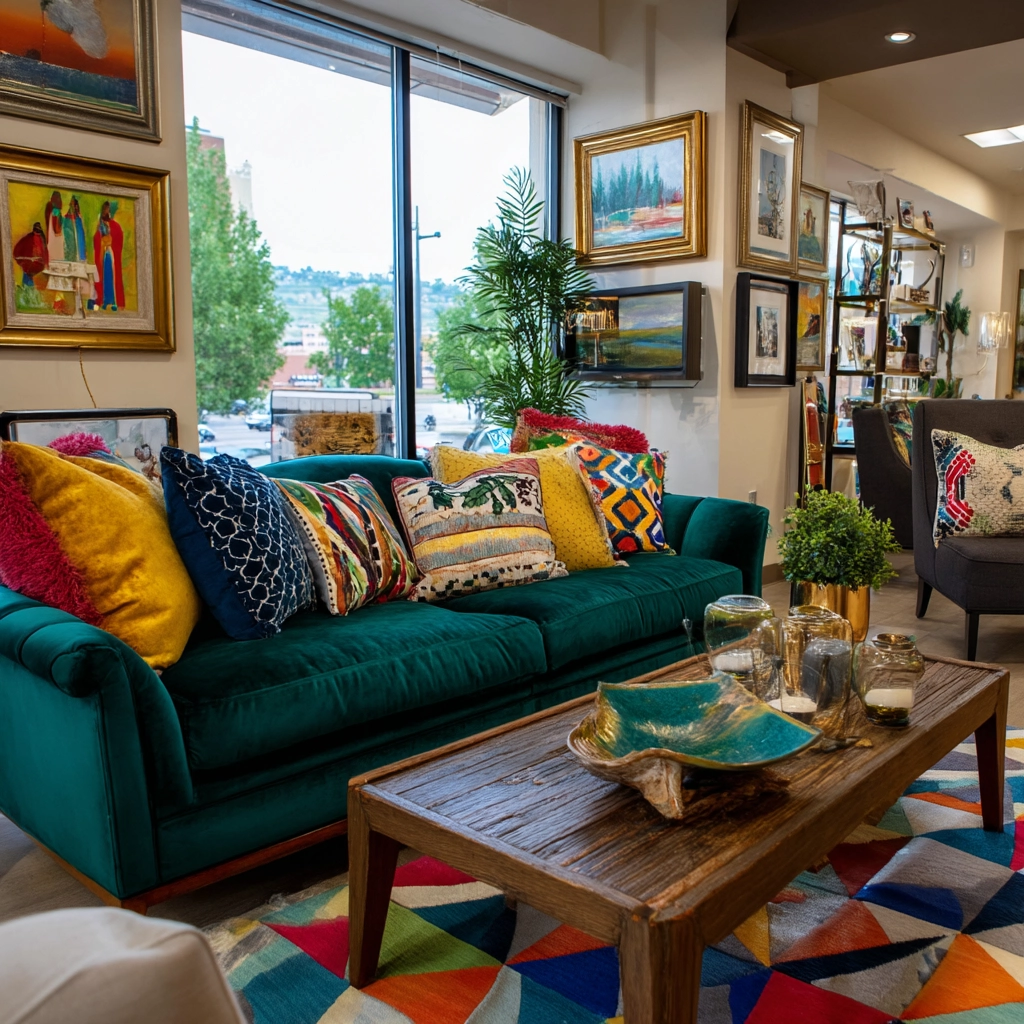 eclectic living room 3