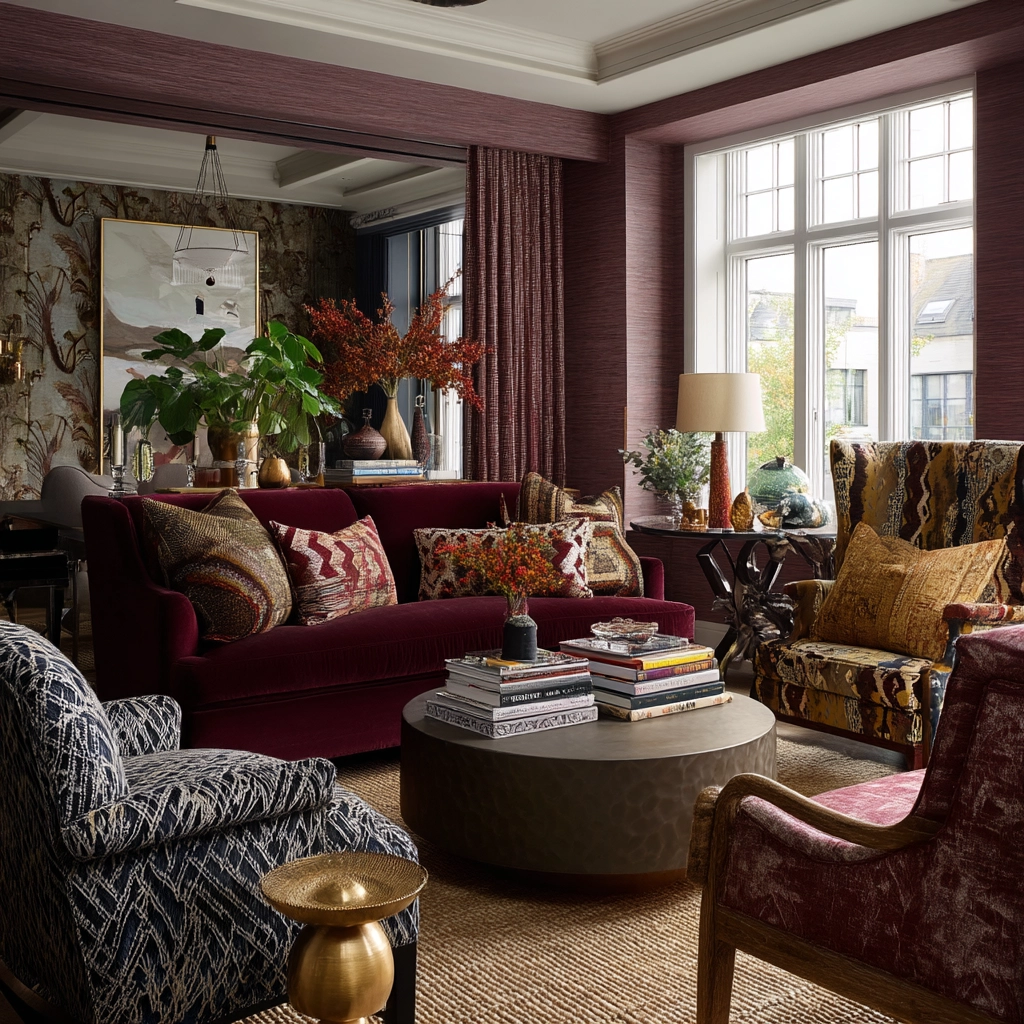 eclectic living room 31