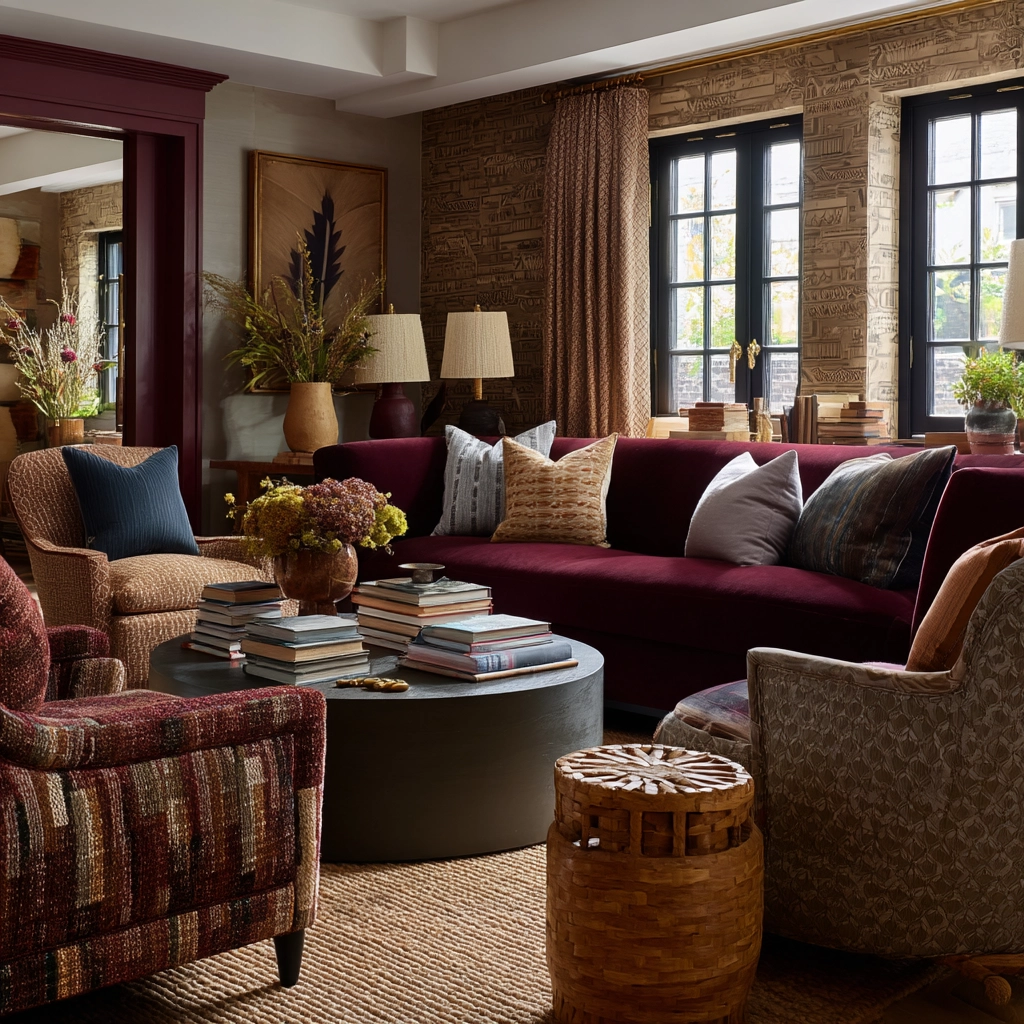 eclectic living room 32