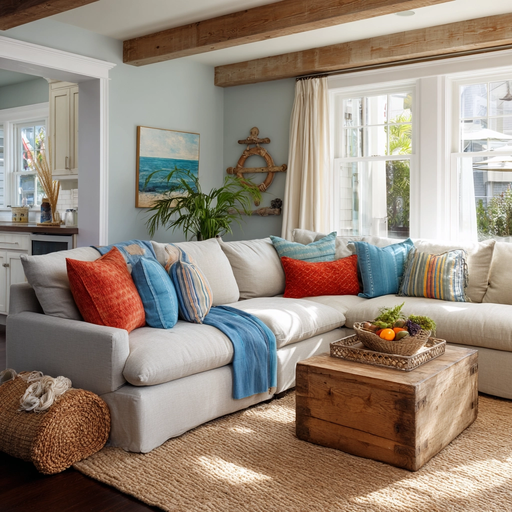 eclectic living room 33