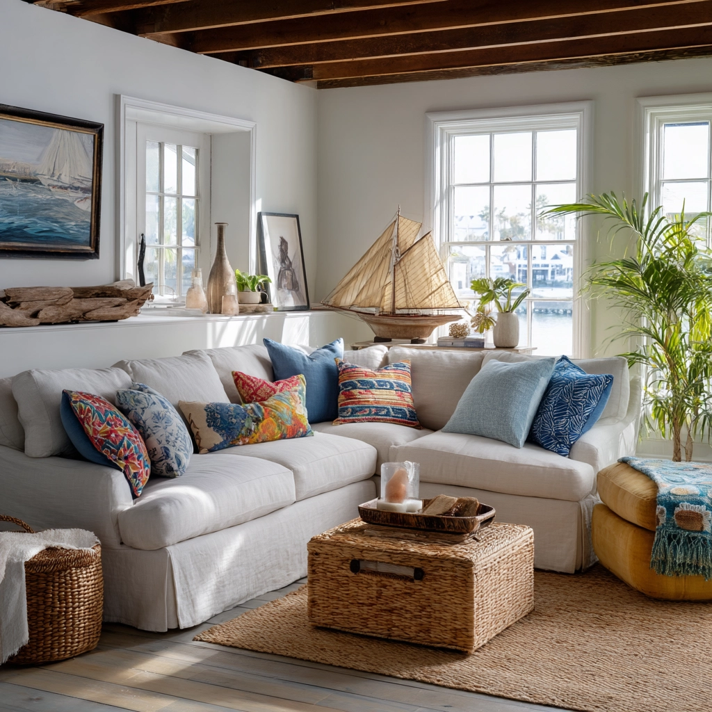 eclectic living room 35