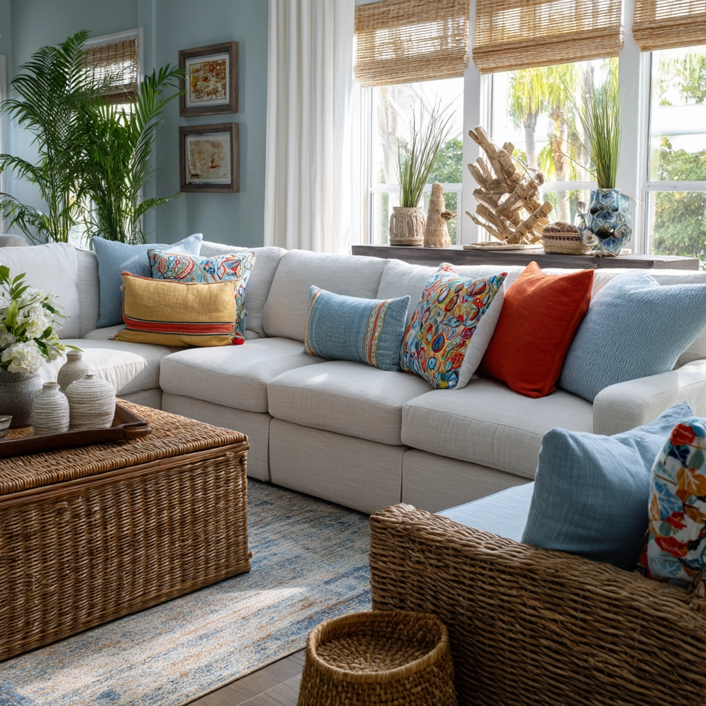 eclectic living room 36