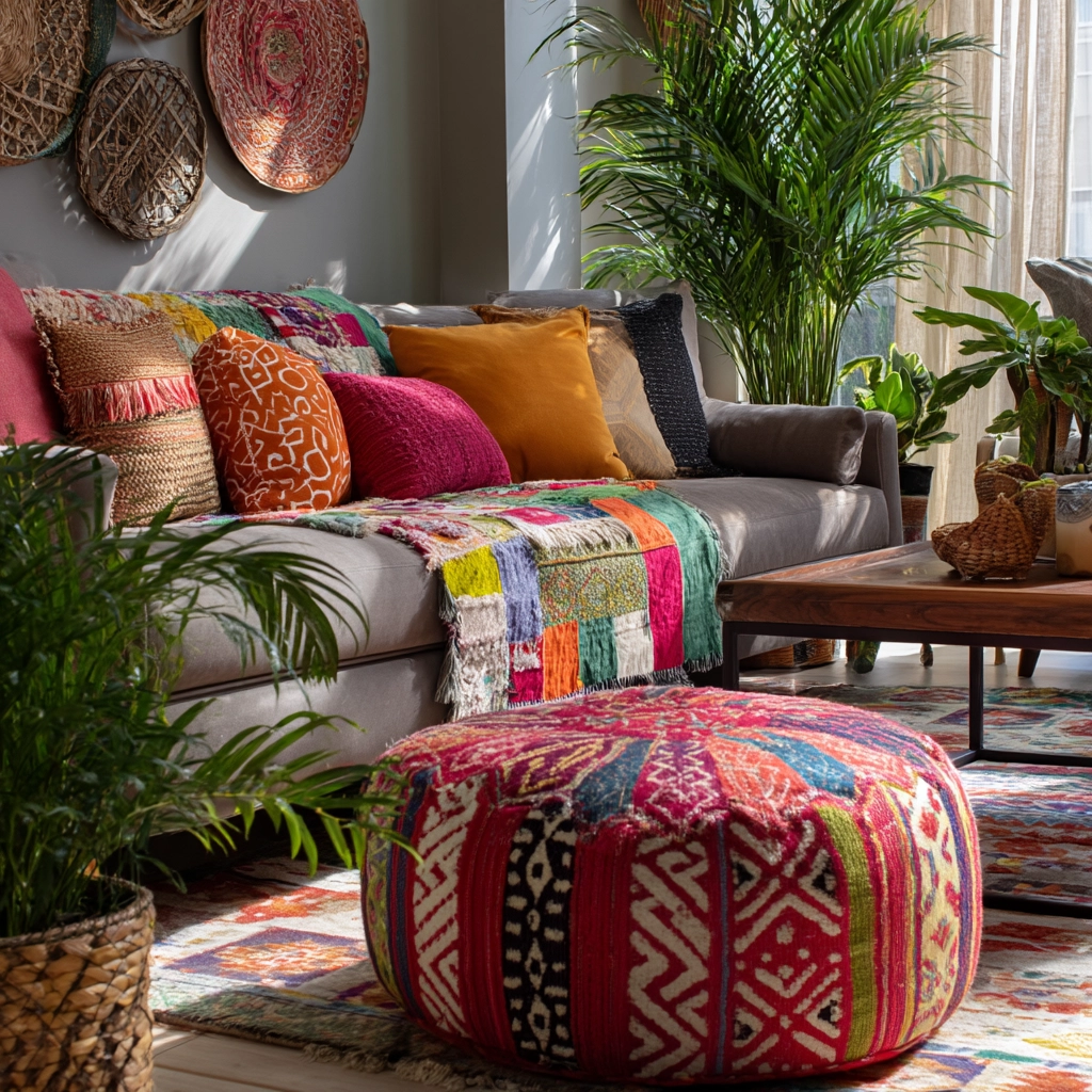 eclectic living room 38
