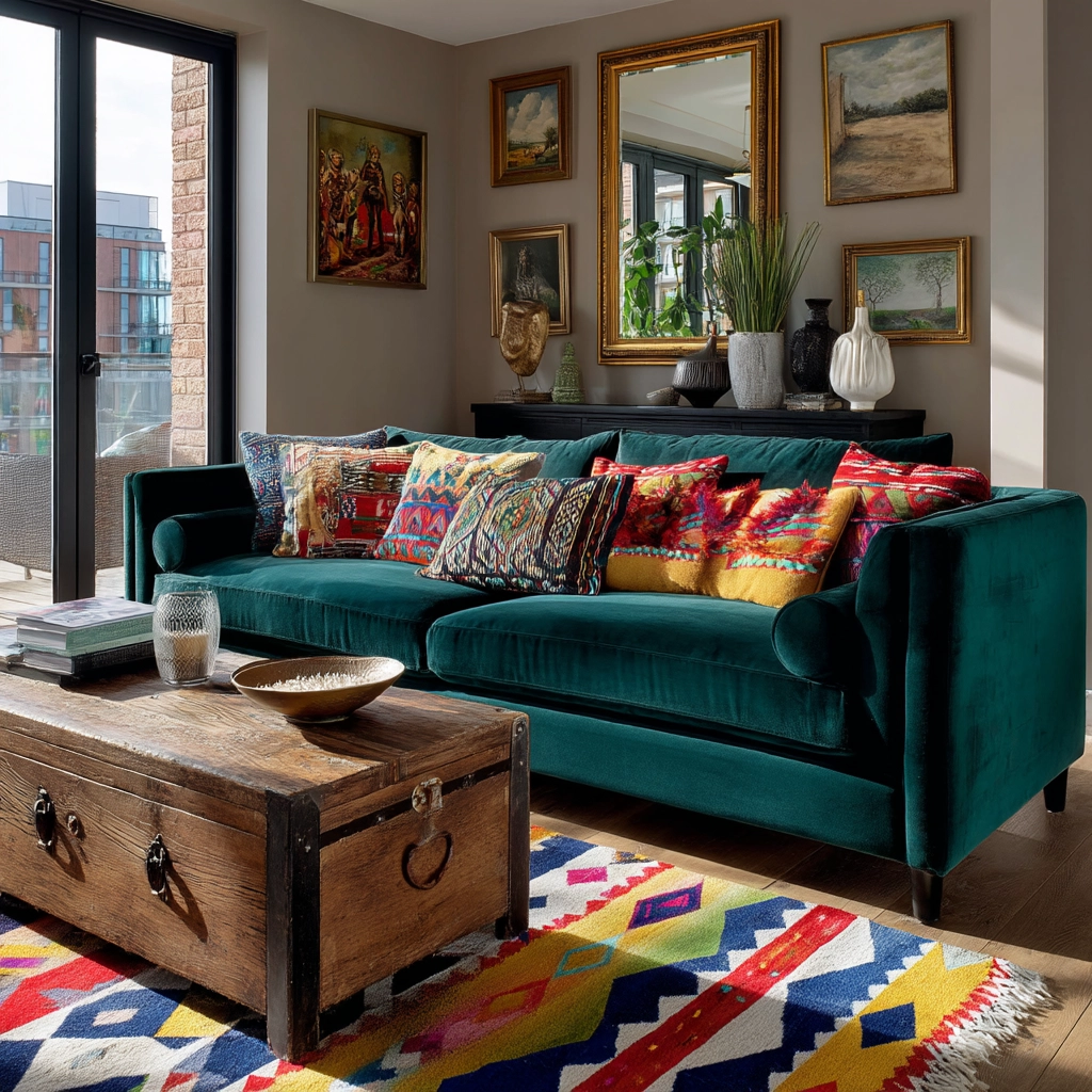 eclectic living room 4