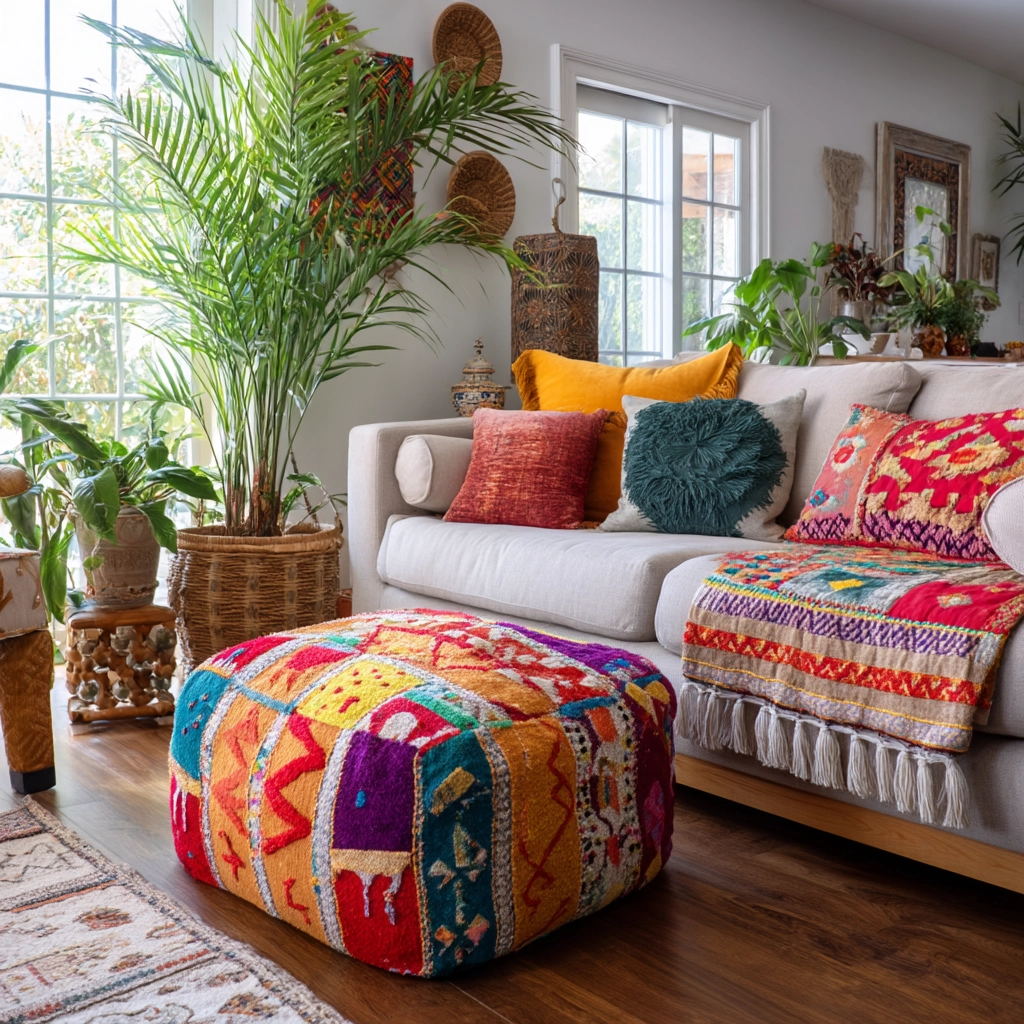 eclectic living room 40