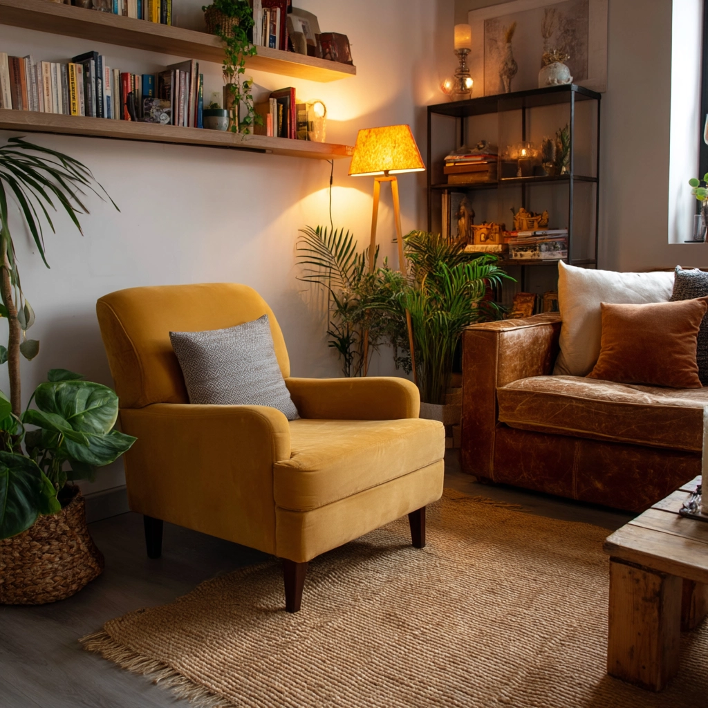 eclectic living room 5