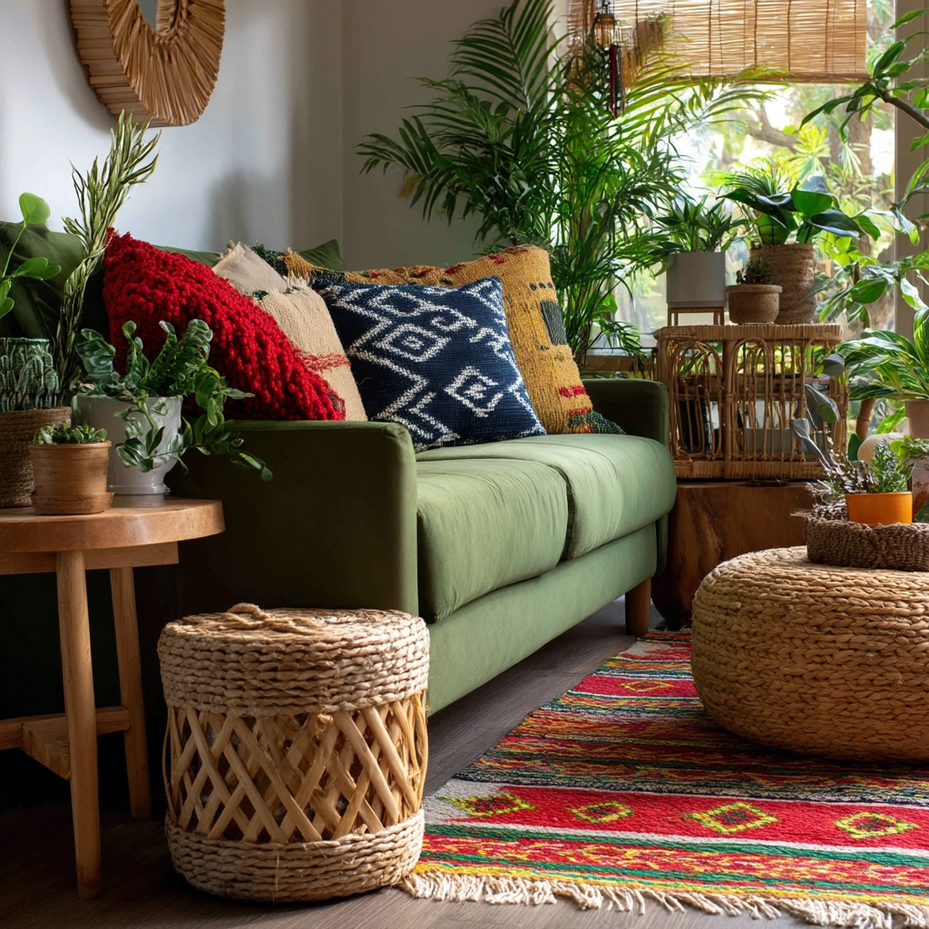eclectic living room 50