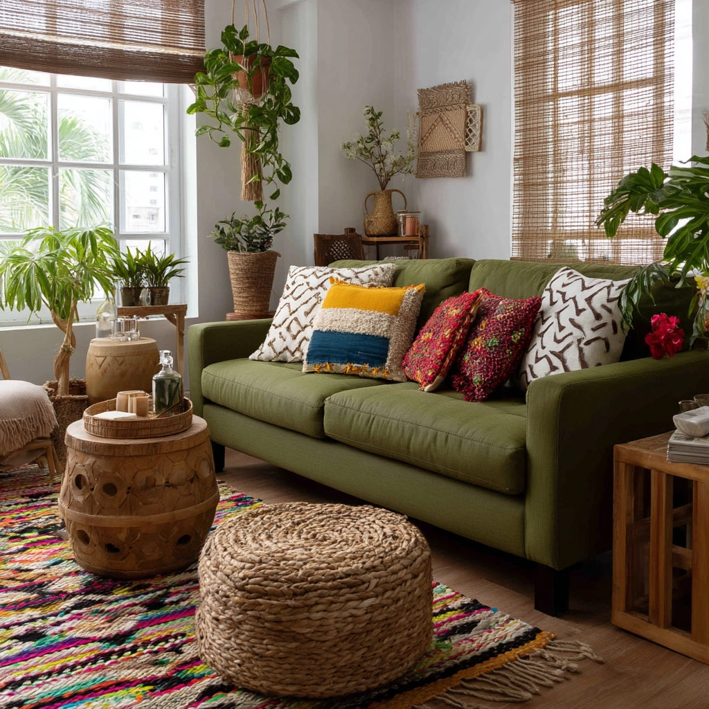 eclectic living room 51