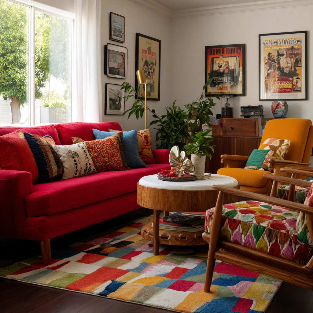 eclectic living room 54