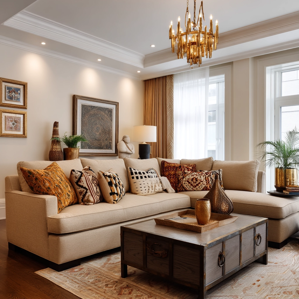 eclectic living room 59