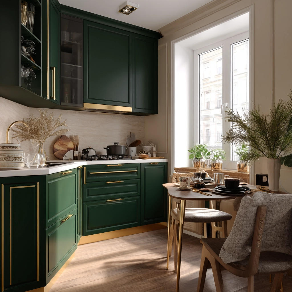 emerald green kitchen cabinets 36
